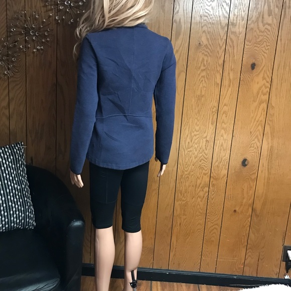 Lululemon" Insculpt Jacket- Heathered Deep Indigo / Deep Indigo- Size 4- - Picture 6 of 16